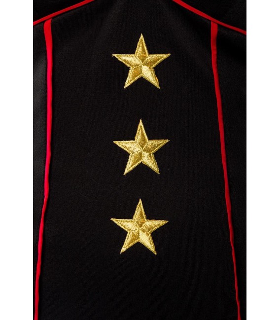 Military-Kleid mit Jacke schwarz/rot - 50000 - Bild 5