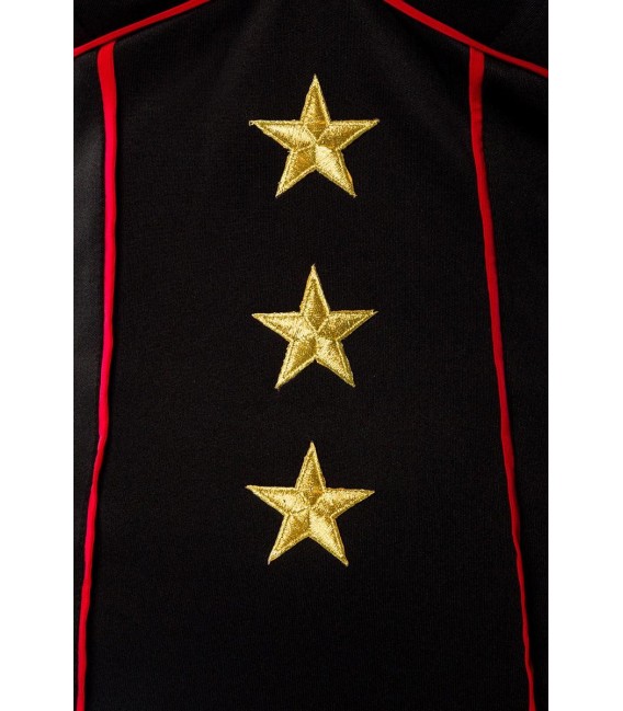 Military-Kleid mit Jacke schwarz/rot - 50000 - Bild 6