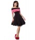 Vintage-Kleid schwarz/rot/weiß - 50001 - Bild 2
