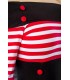 Vintage-Kleid schwarz/rot/weiß - 50001 - Bild 4