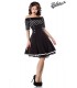 Vintage-Kleid schwarz/weiß/dots - 50006 - Bild 1