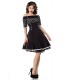 Vintage-Kleid schwarz/weiß/dots - 50006 - Bild 2