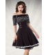 Vintage-Kleid schwarz/weiß/dots - 50006 - Bild 6