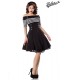 Vintage-Kleid schwarz/weiß/stripe - 50006 - Bild 1