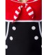 Vintage-Badeanzug mit Zierschleife rot/schwarz - 50012 - Bild 4