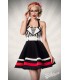 Neckholder-Kleid schwarz/weiß - 50024 - Bild 8