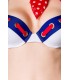 Matrosen-Bikini weiß/blau/rot - 50036 - Bild 4