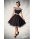 Premium Vintage Swing-Kleid schwarz/weiß - 50173 - Bild 6