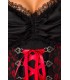 Premium Dirndl mit Bluse rot/schwarz - 70000 - Bild 4
