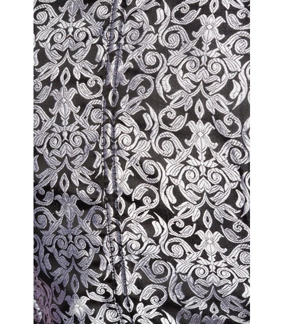 Premium Dirndl mit Bluse silber/weiß/schwarz - 70000 - Bild 6