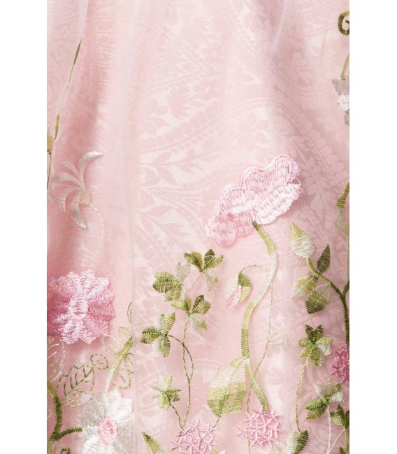 Mini-Brokat-Dirndl inkl Spitzenbluse rosa - 70051 - Bild 5