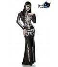 Skeleton Lady schwarz/weiß - 80003