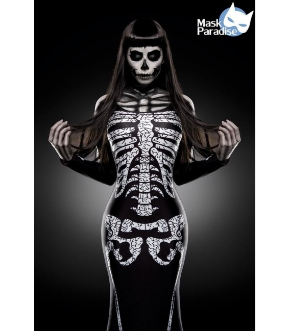 Skeleton Lady schwarz/weiß - 80003 - Bild 5