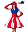 Miss America blau/rot/weiß - 80057