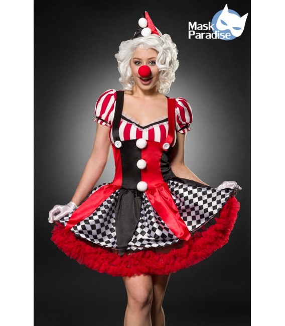 Sexy Clown rot/schwarz/weiß - 80155 - Bild 6