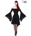 Jerseykleid schwarz - 90015