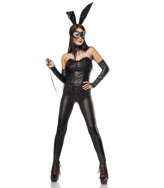 Bunny-Kostüm schwarz - 14846 - Bild 1