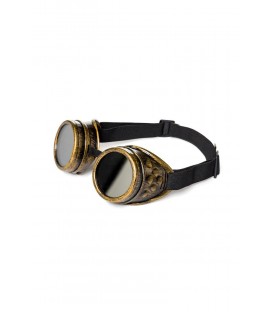 Steampunk Goggles gold/schwarz - 14902 - Bild 1