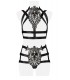 2-teiliges Harness-Set von Grey Velvet schwarz - 15125 - Bild 7